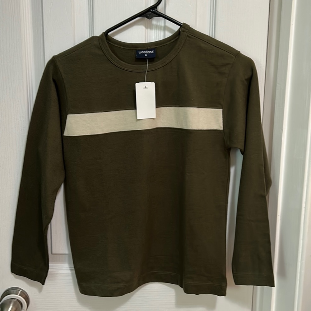 Boys Woodland  Shirt, SZ 8, 100% Cotton NWT
